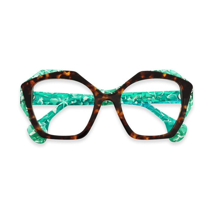 Eydology Makai Green Tortoise Glasses 3