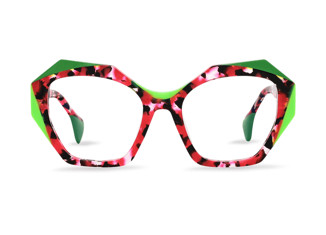 Eydology Makai Shiny Red Tortoise Glasses 1