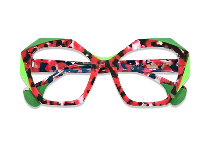 Eydology Makai Shiny Red Tortoise Glasses 3