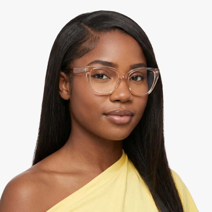 Eydology Makayla Champagne Eyeglasses 4