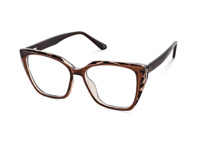 Eydology Makayla Crystal Brown Eyeglasses 5