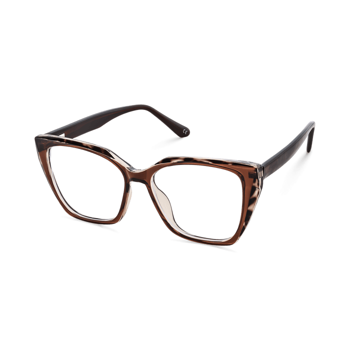 Eydology Makayla Crystal Brown Eyeglasses 5