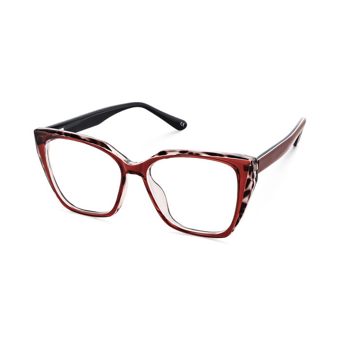 Eydology Makayla Crystal Red Eyeglasses 5