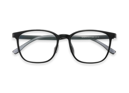 Eydology Maple Black Square Kids Glasses 1