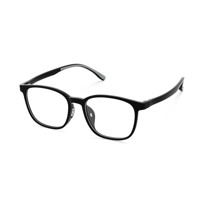 Eydology Maple Black Square Kids Glasses 3