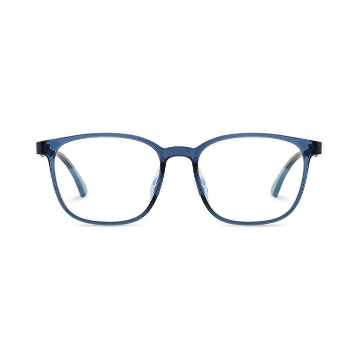 Eydology Maple Crystal Dark Blue Square Kids Glasses 2