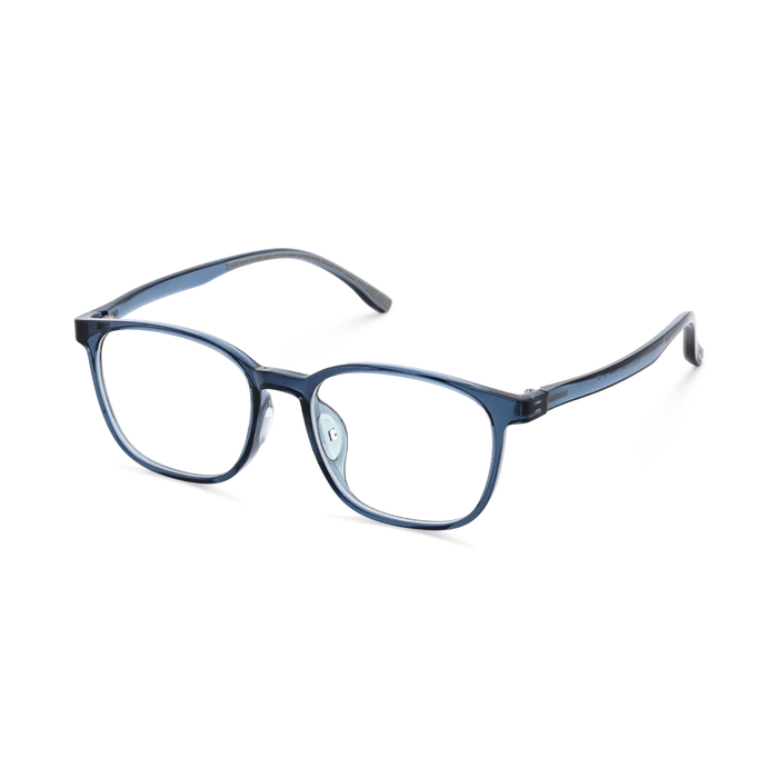Eydology Maple Crystal Dark Blue Square Kids Glasses 3