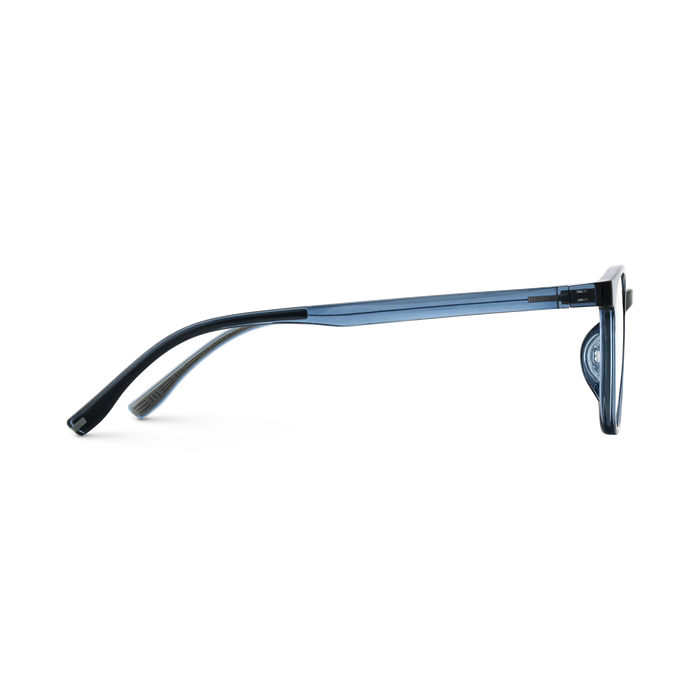 Eydology Maple Crystal Dark Blue Square Kids Glasses 4