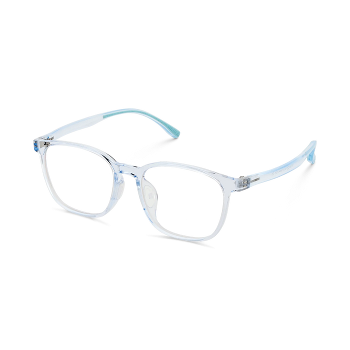 Eydology Maple Crystal Light Blue Square Kids Glasses 3