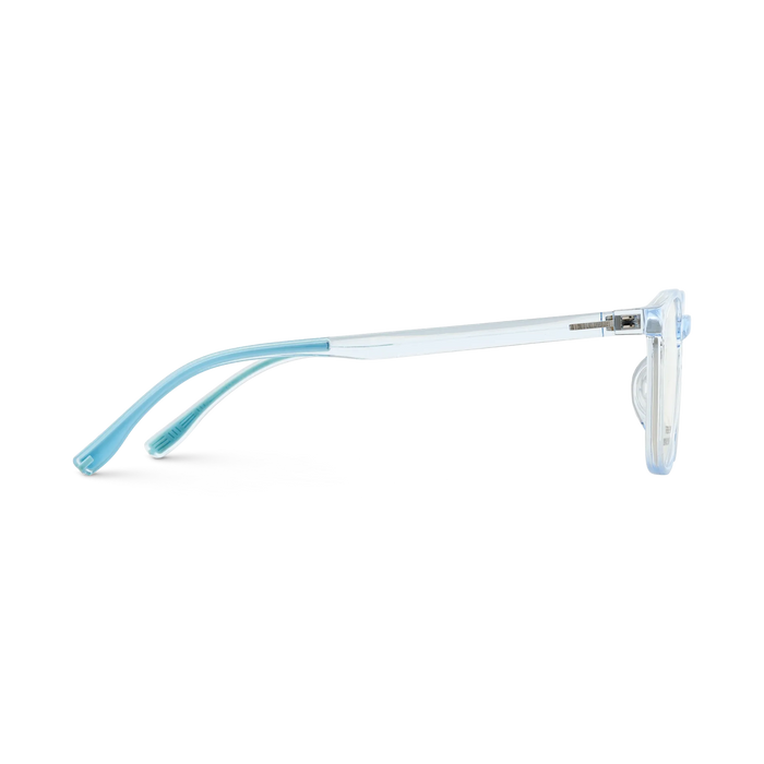 Eydology Maple Crystal Light Blue Square Kids Glasses 4