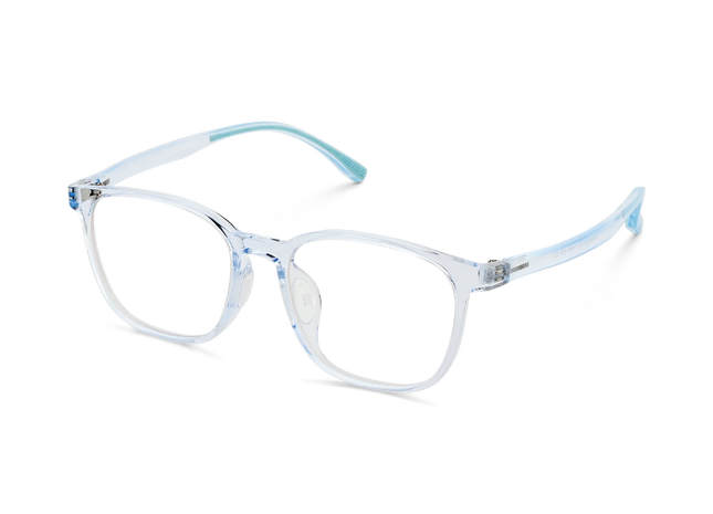Eydology Maple Crystal Light Blue Square Kids Glasses 5