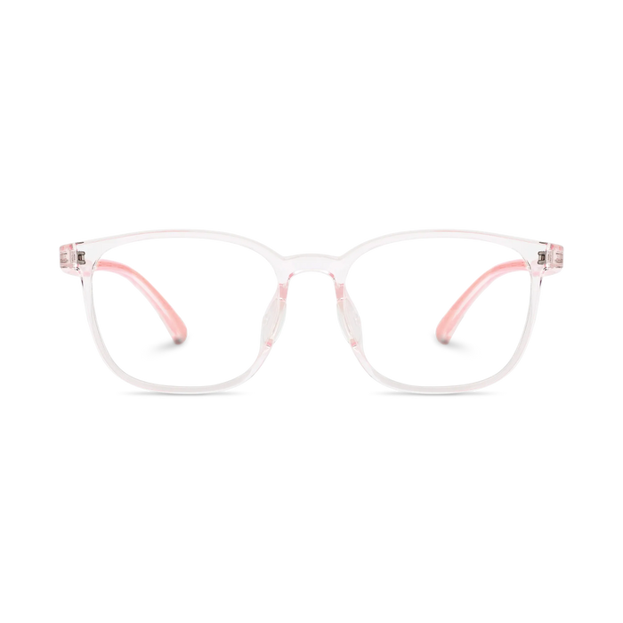 Eydology Maple Crystal Pink Square Kids Glasses 2