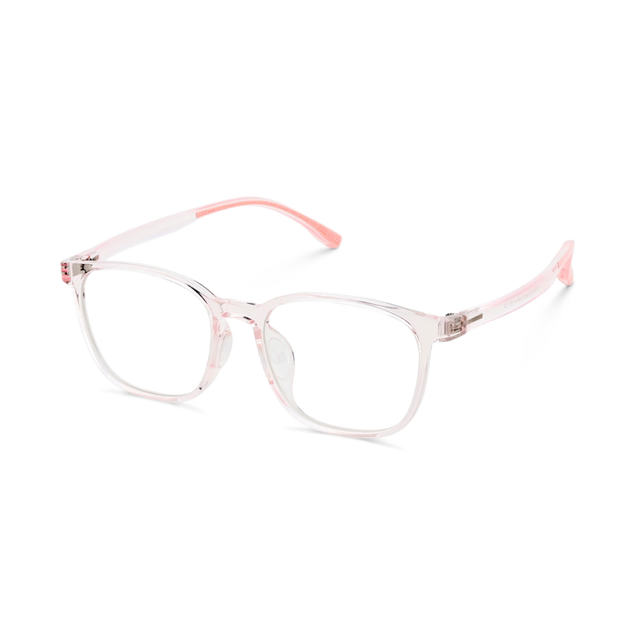 Eydology Maple Crystal Pink Square Kids Glasses 3