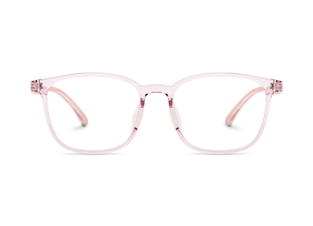 Eydology Maple Crystal Purple Pink Square Kids Glasses 2