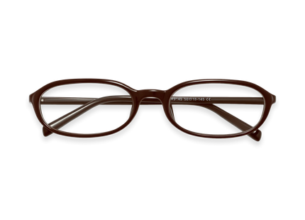 Eydology Margot Brown Rectangle Glasses 1