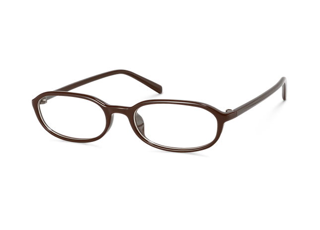 Eydology Margot Brown Rectangle Glasses 3