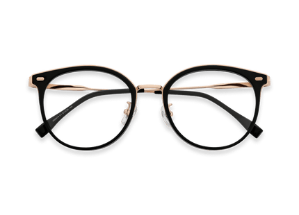 Eydology Matias Black/Rose Gold Glasses 1