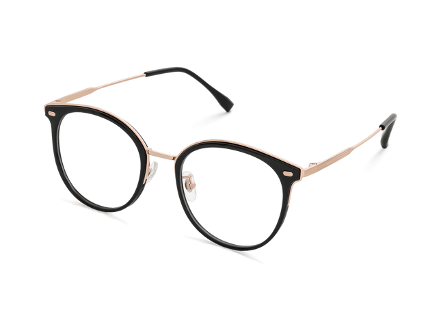 Eydology Matias Black/Rose Gold Glasses 3