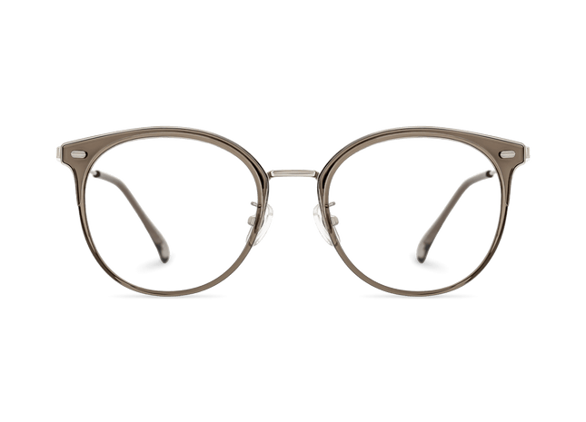 Eydology Matias Crystal Brown/Silver Glasses 2
