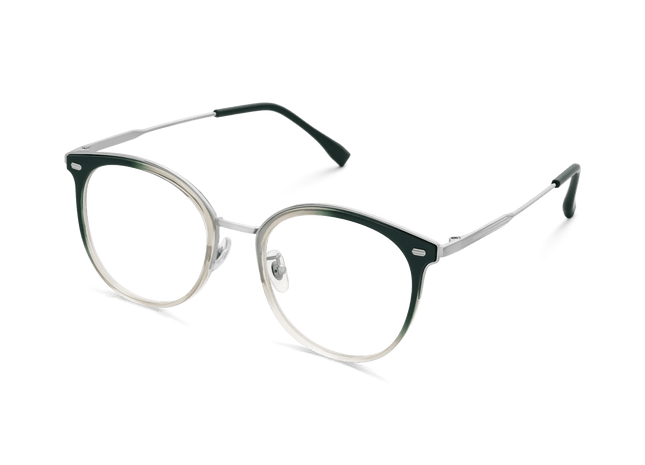 Eydology Matias Green Light Brown/Chrome Glasses 3