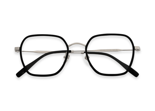 Eydology Megan Black/Silver Glasses 1