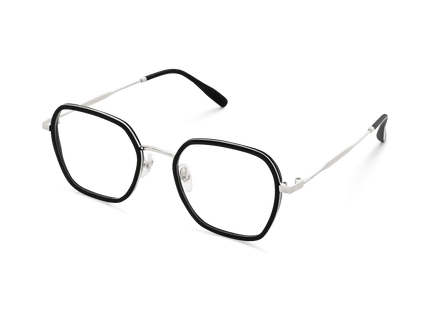 Eydology Megan Black/Silver Glasses 3