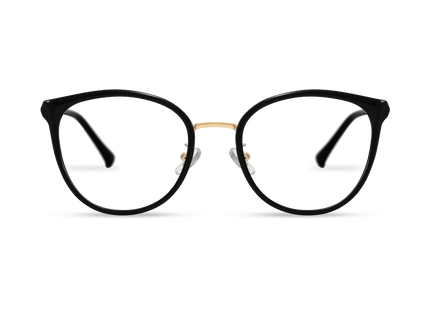Eydology Melissa Black Gold Glasses 1