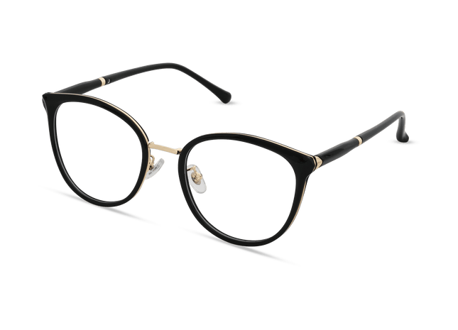 Eydology Melissa Black Gold Glasses 3