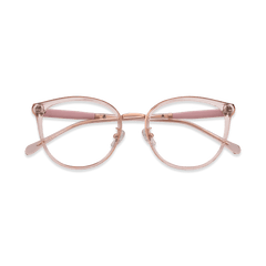 Eydology Melissa Crystal Pink/Rose Gold Glasses 2