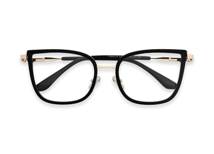 Eydology Melody Gold/Black Glasses 1