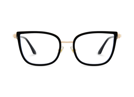 Eydology Melody Gold/Black Glasses 2