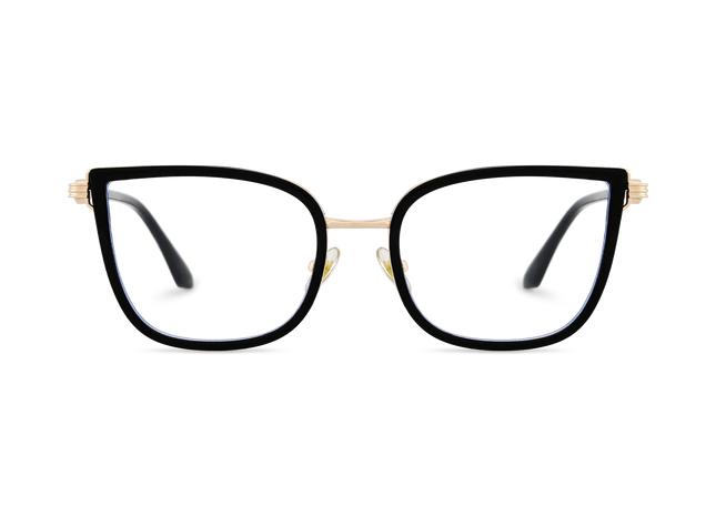 Eydology Melody Gold/Black Glasses 2