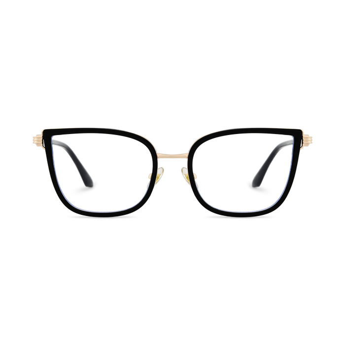 Eydology Melody Gold/Black Glasses 2