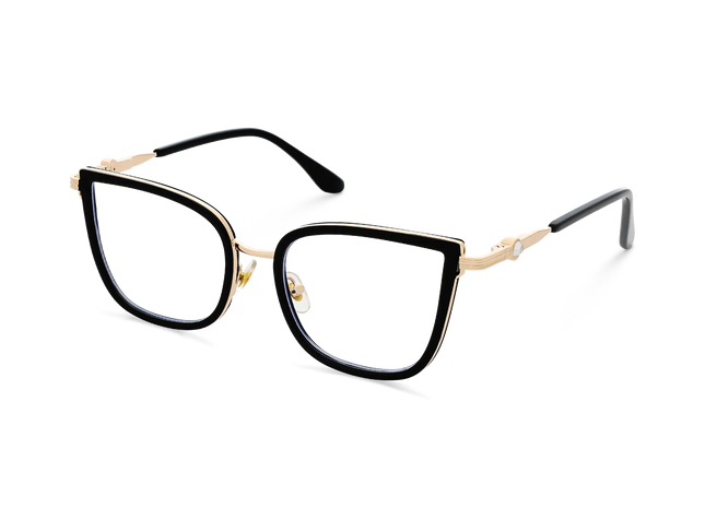 Eydology Melody Gold/Black Glasses 3