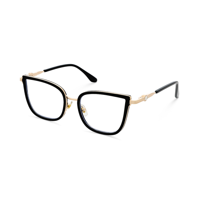 Eydology Melody Gold/Black Glasses 3
