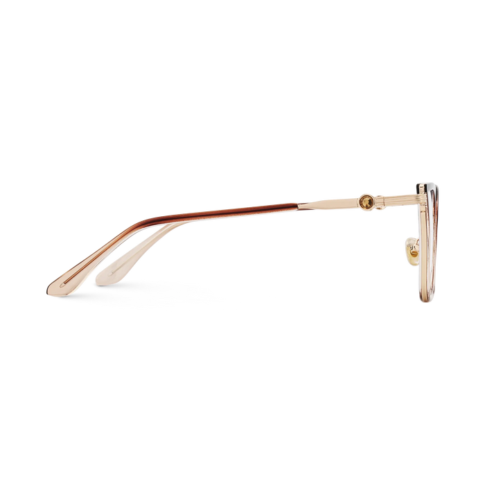 Eydology Melody Gold/Brown Gradient Glasses 4
