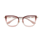 Eydology Melody Gold/Gradient Red to Clear Glasses 1