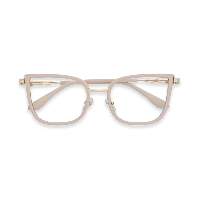 Eydology Melody Gold/Light Dusty Pink Glasses 1