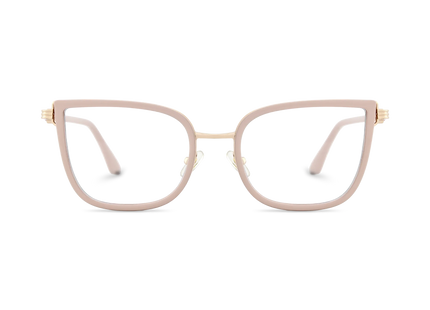 Eydology Melody Gold/Light Dusty Pink Glasses 2