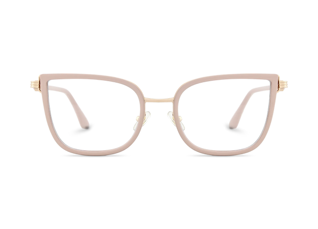 Eydology Melody Gold/Light Dusty Pink Glasses 2
