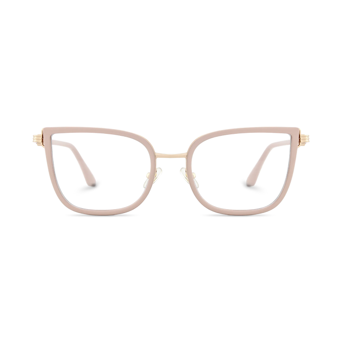 Eydology Melody Gold/Light Dusty Pink Glasses 2