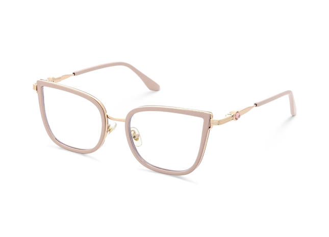 Eydology Melody Gold/Light Dusty Pink Glasses 3