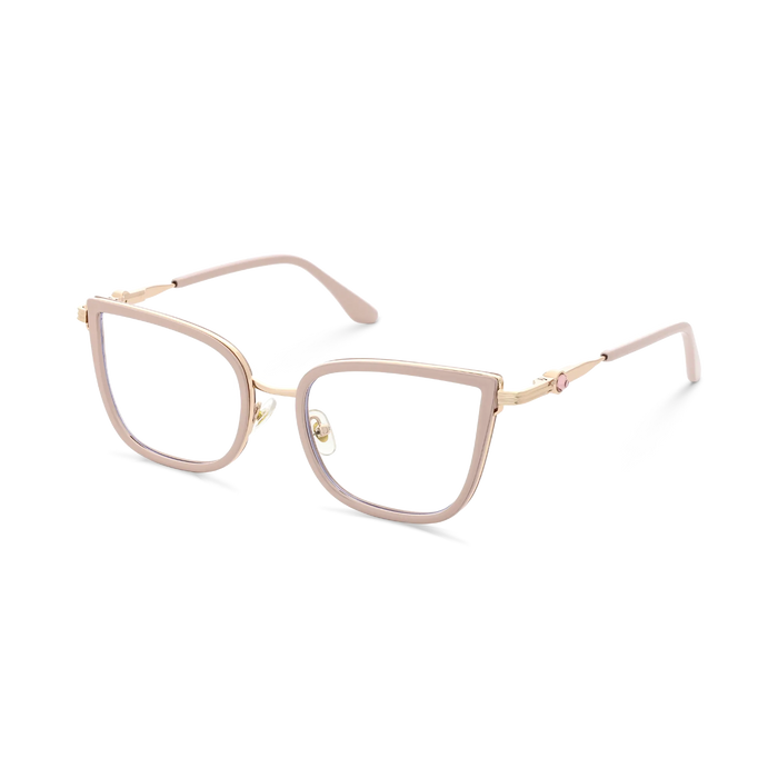 Eydology Melody Gold/Light Dusty Pink Glasses 3
