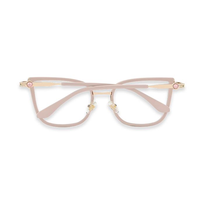 Eydology Melody Gold/Light Dusty Pink Glasses 5