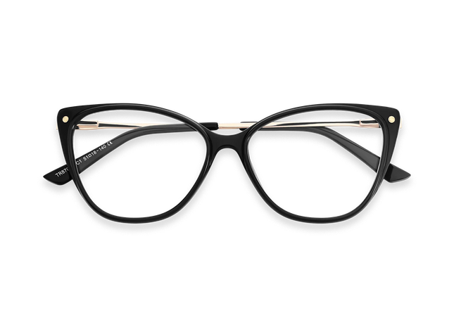 Eydology Millie Black Glasses 1