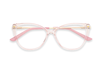 Eydology Millie Crystal Pink Glasses 1
