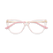 Eydology Millie Crystal Pink Glasses 1