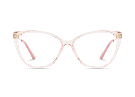 Eydology Millie Crystal Pink Glasses 2