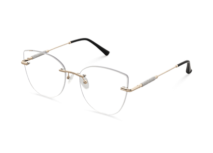 Eydology Monroe Gold/Black Glasses 3