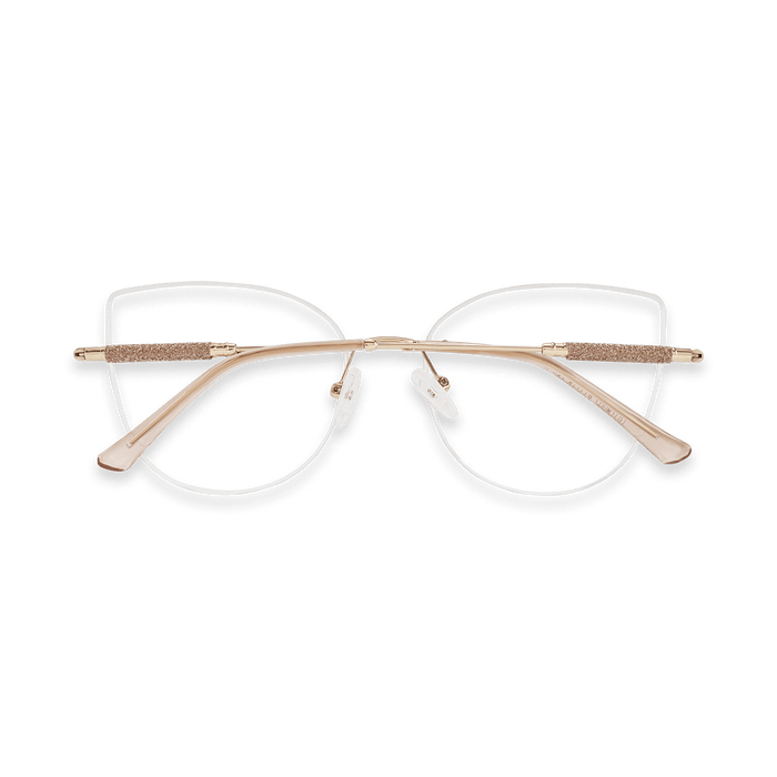 Eydology Monroe Gold/Champagne Glasses 4